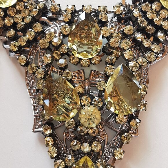 Banana Republic RARE Vintage Large Statement Necklace - Picture 9 of 13